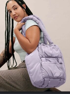 Dagne Dover Kal Drawstring Tote Bag - Dusk Violet